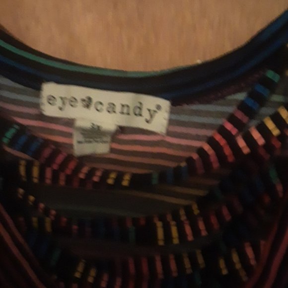 EYECANDY Cold Shoulder Top Sz 3X - Picture 3 of 4